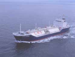 2,500平方米的液化天然气北方先锋北先锋“></p><p>东京，2005年11月25日 - 川崎造船公司今天送了<span class=