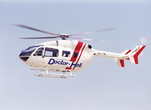 已订购川崎BK117C-2医疗后送直升机＂width=