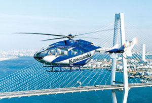 日本岛根县订购川崎BK117C-2救灾直升机＂width=